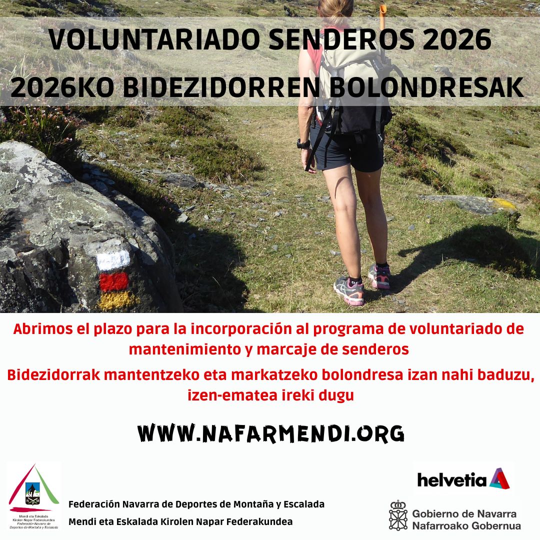 VOLUNTARIADO DE SENDEROS. ABIERTO EL PLAZO DE INSCRIPCI&Oacute;N